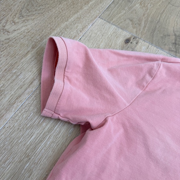 Bogner peach lace up athletic polo in pink size Large - Picture 5 of 9